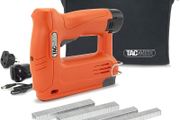 Cordless 12V Staple/Nail Gun with Storage Bag &amp; 400 Staples, Uses Type 13 &amp; 53 Staples and Type 180 Nails