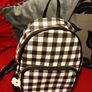 Chic Checkered Mini Backpack Claires Image 4