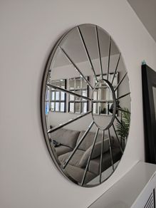 large heavy mirror