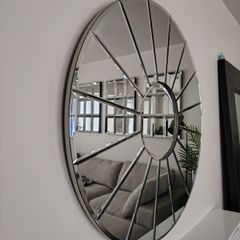 large heavy mirror