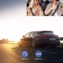Triple Lens Dash Cam Front Rear and Inside Full HD 1080P for Cars with Infrared Night Vision Image 3