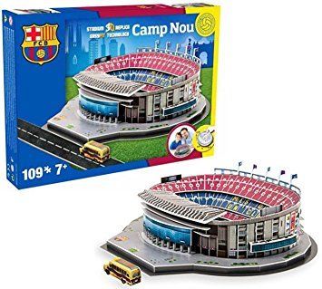 3D Replica Official Barcelona Camp Nou Stadium 3D Puzzle Football Club Easyfit Model Spain Brand New Sealed