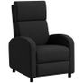 Recliner armchair reclining lounge chair - back adjustable up to 160 integrated footrest Image 3