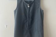 Dunnes grey pinafore (as new) age 7