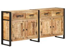 Sideboard 172x35x80 cm Solid Mango Wood