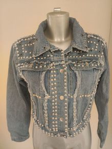 Estee Brown studded denim jacket size S Postage included