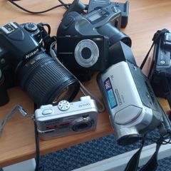 cameras - Nikon, Panasonic, Olympus
