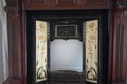 Beautiful wooden surround fireplace