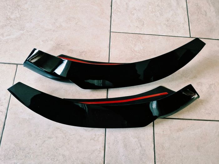 BMW 4 Series Front bumper lip spoiler splitter Gloss black