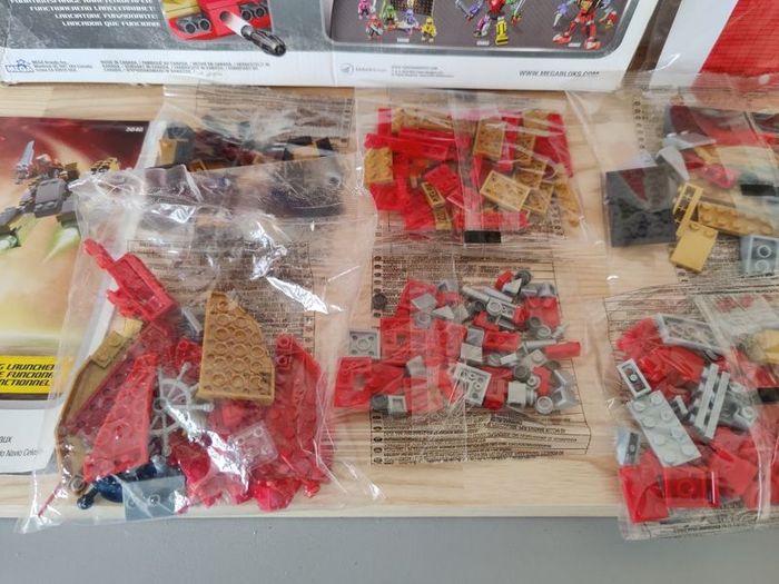 Power Rangers Mega Bloks Construction Set Super Mega Force Sky Ship Showdown
