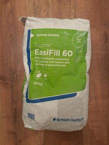 Gyproc EasiFill 60 Filler and finish for wall repairs and jointing or plasterboard