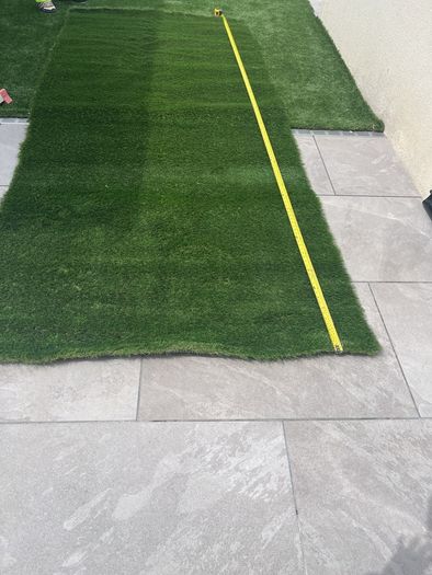 40mm synthetic grass.