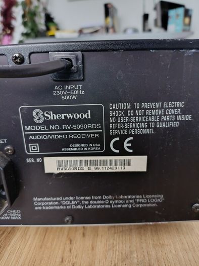Sherwood RV 5090 Surround 5 1 AV Receiver