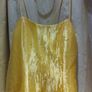 Pale lemon bridesmaids dress or debs gown with shawl. Image 2