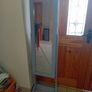 Grey freestanding jewellery cabinet with mirror Image 2