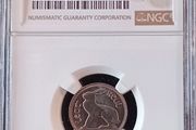 1967 Ireland 3pence coin NGC MS66. TOP GRADED