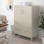 IKEA IDASEN Cabinet with doors and drawers beige 80x47x119 cm Image 5