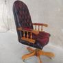 Antique Chesterfield Swivel Chair Image 6