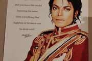 Michael Jackson "Loved" (1984 AMA Red Jacket Memorial Design)