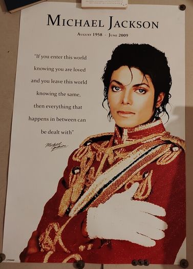 Michael Jackson "Loved" (1984 AMA Red Jacket Memorial Design)