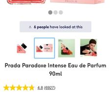 Prada Paradoxe Intense 90ml parfum for her