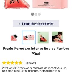 Prada Paradoxe Intense 90ml parfum for her