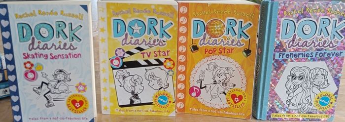 Books set: Diary of Wimpy kids and Dork diaries