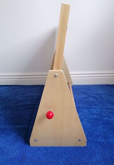 Large Wooden Game of Four in a Row (22" by 16")
