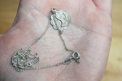 Sterling Silver Stone Set Communion Pendant