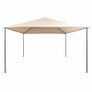 Gazebo Pavilion Tent Canopy 4x4 m Steel Beige Image 4