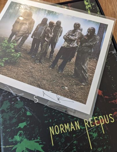 Signed Norman Reedus Portraits from the woods collectors edition hardcover book
