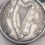 1928 Shilling Irish Silver 75% AU/UNC Image 4