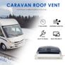 BRAND NEW EU Stock18W RV Roof Ventilation Fan Manual RV Ventilating Fan 12V Bidirectional Exhaust Fan for RV with 3-speed inlet and outlet Image 2