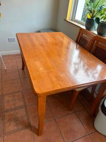 Solid wood kitchen table