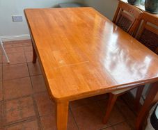Solid wood kitchen table