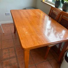 Solid wood kitchen table