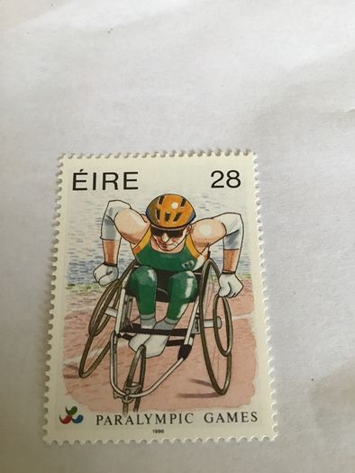 Rare Irish stamp- Paralympic Games
