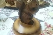 Hand Carved Squirrel