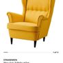Ikea Wing yellow chair Image 2