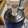 Woodworking barrel with dust commander cyclone and anti imploding valve Image 3