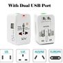 Universal Travel Adapter with Dual USB Charger Ports, Multi-Plug with Surge Protector Worldwide Image 3