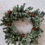 Christmas Door Wreath with Lights Image 2
