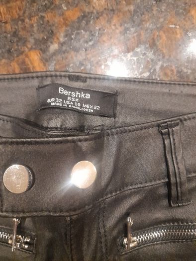 Girl's leather look skinnys