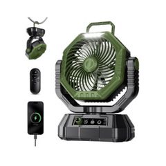 Wireless Fan, 20000mAh, with remote, Rechargeable Battery Fan with Stepless Wind Speed, Rechargeable