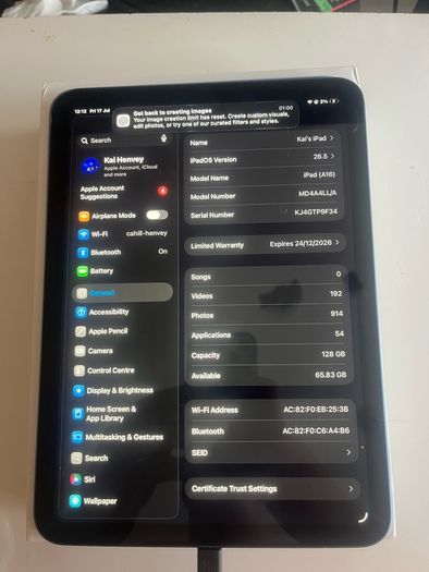 Ipad A16 2025