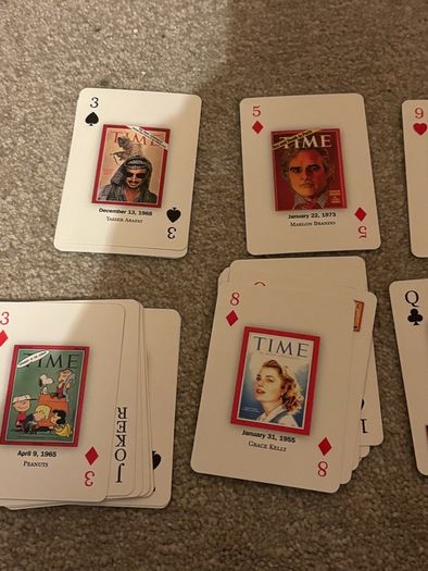 Limited Edition Time Magazine Cover Playing Cards 2009