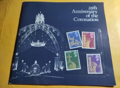 25th Anniversary of the Coronation stamps