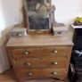Antique Pine Vanity dresser. Image 6