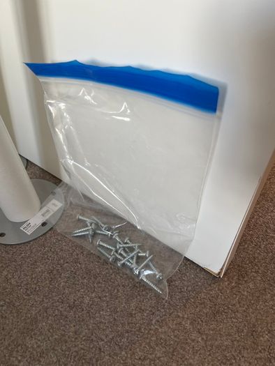 IKEA Linnmon table with Olov legs