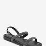 Black Strappy Flat Sandals BNWT Size 5 Image 4